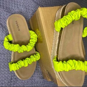 Torrid summer green sandals